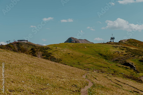 Beautiful scenery of the southern mountain range