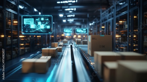 Explore how augmented reality significantly boosts logistics operations by enhancing realtime delivery tracking, thereby improving efficiency and visibility across the entire supply chain framework photo