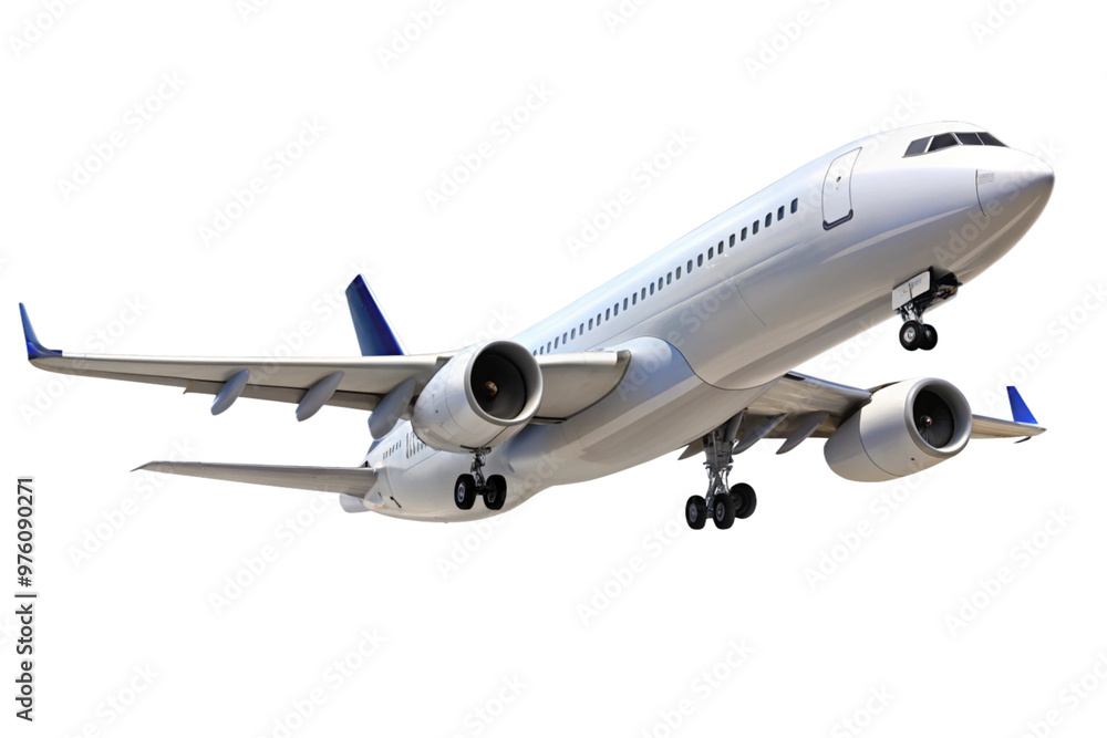 Airplane flying isolated on transparent background
Airplane flying isolated on transparent background