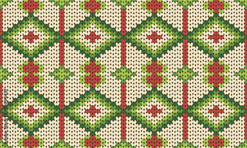 Knitted fabric design seamless. Knitting pattern illustration design for decoration, clothing, fabric texture Knitted fabric design seamless. Knitting pattern illustration design for decoration, clothing, fabric texture