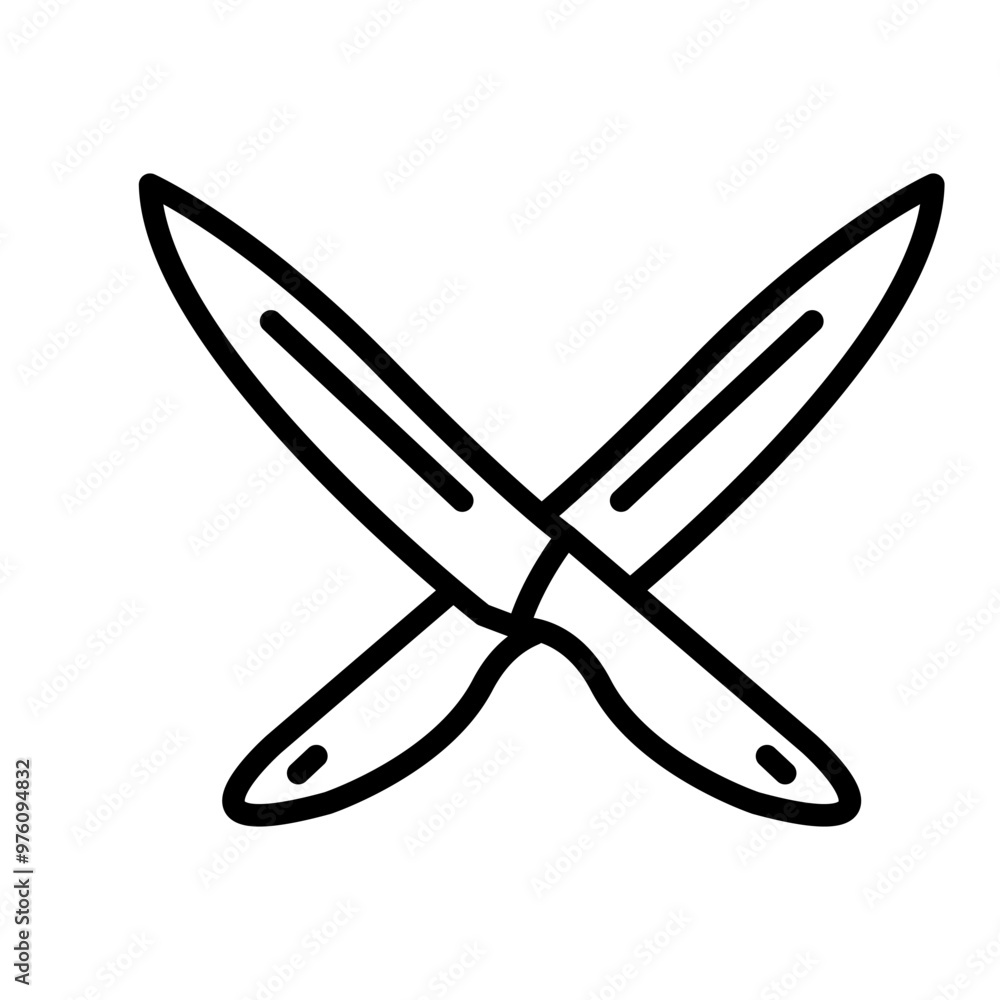 Cooking Knife icon template Cooking Knife icon template