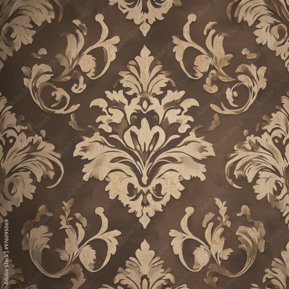 Elegant Luxury Brown Background with Aesthetic Symbol Pattern, High Quality Elegant Luxury Brown Background with Aesthetic Symbol Pattern, High Quality
