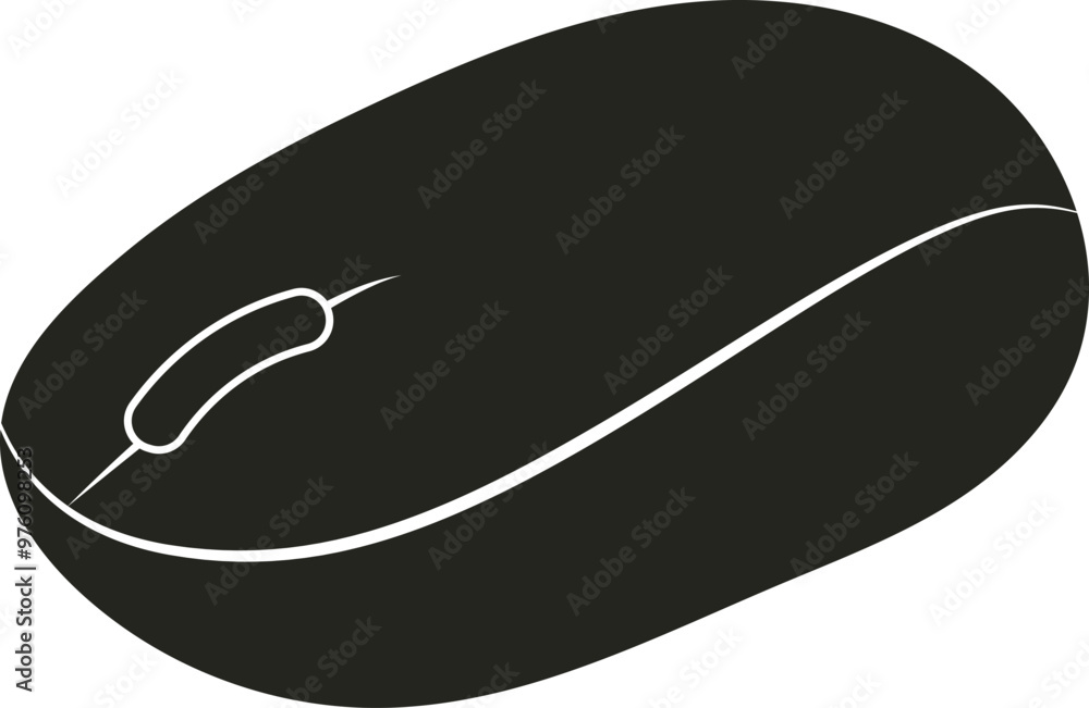 PC wireless mouse new vector design. PC wireless mouse new vector design.