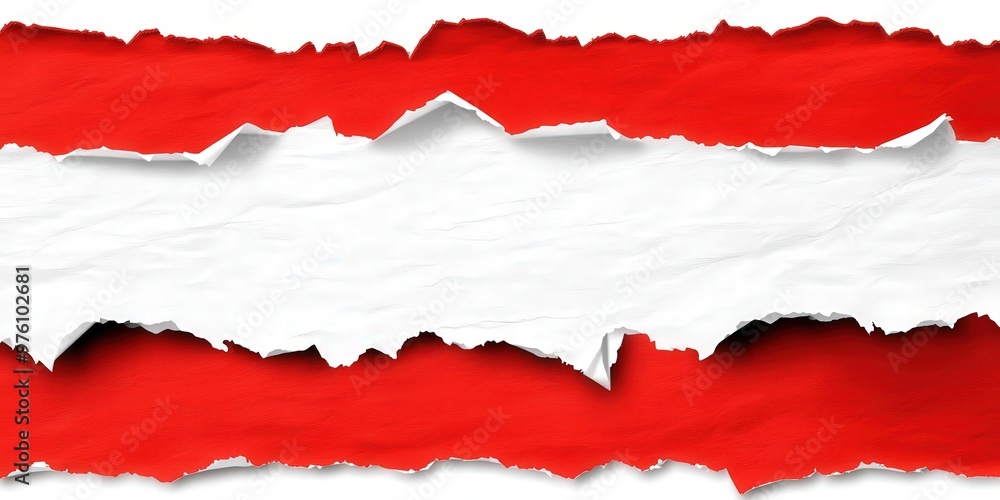 Torn Red Paper Background for Creative Design Torn Red Paper Background for Creative Design