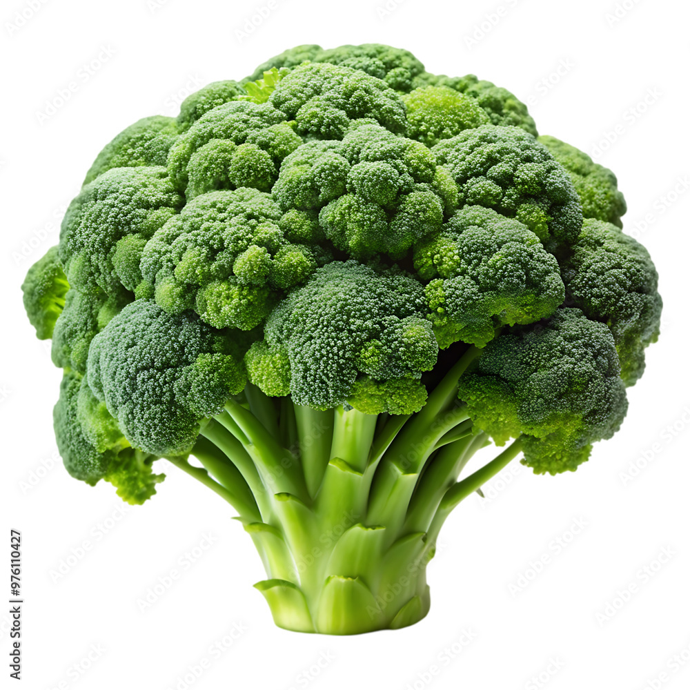 broccoli on a white background broccoli on a white background