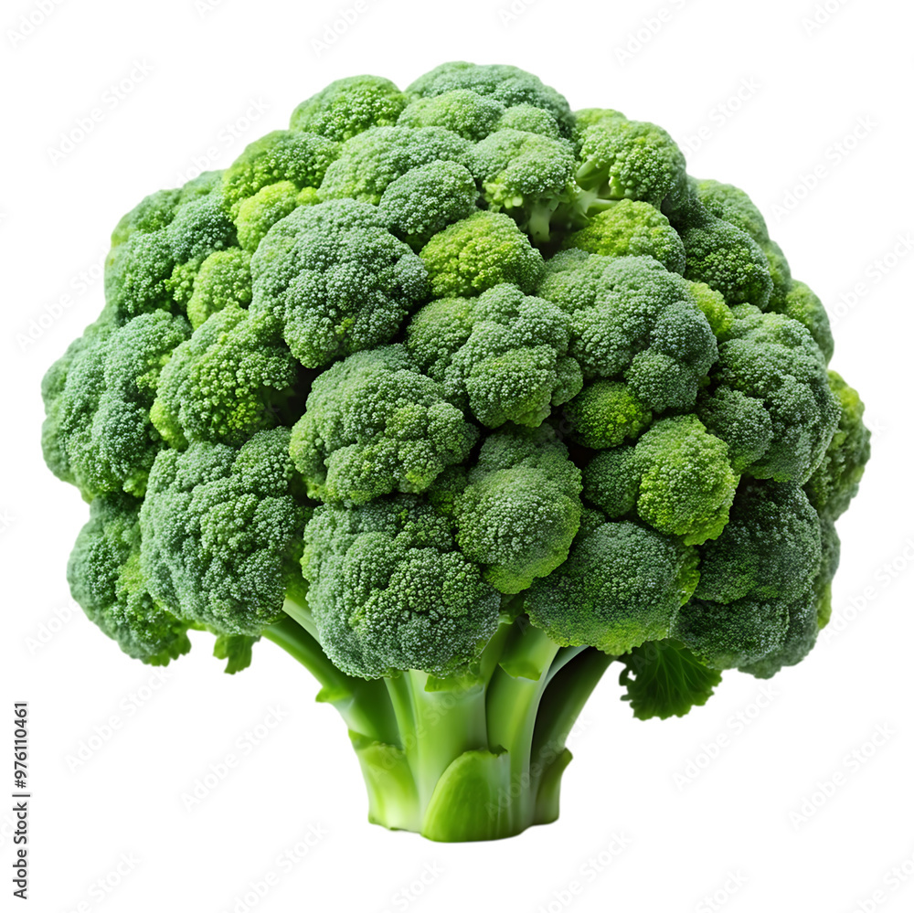 broccoli on a white background broccoli on a white background