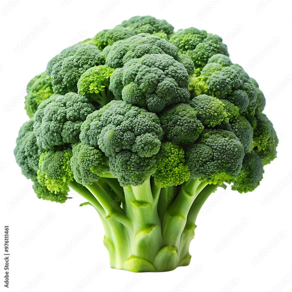 broccoli on a white background broccoli on a white background