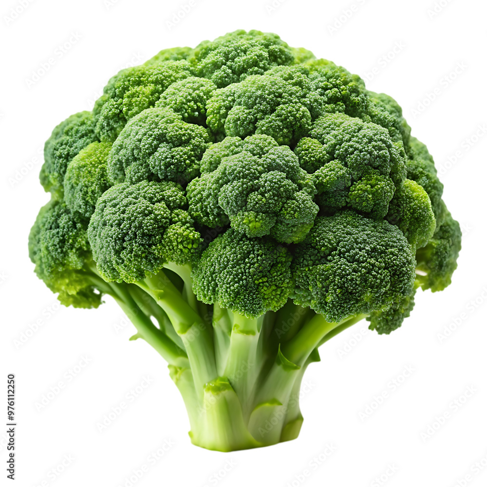 broccoli on a white background broccoli on a white background