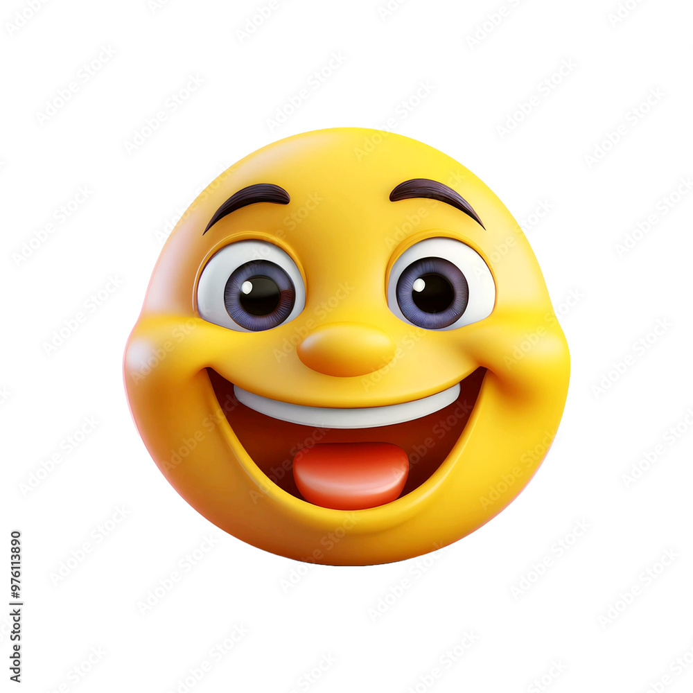 Yellow smiley face with a big smile, feeling happy emoji happy emoji Yellow smiley face with a big smile, feeling happy emoji happy emoji