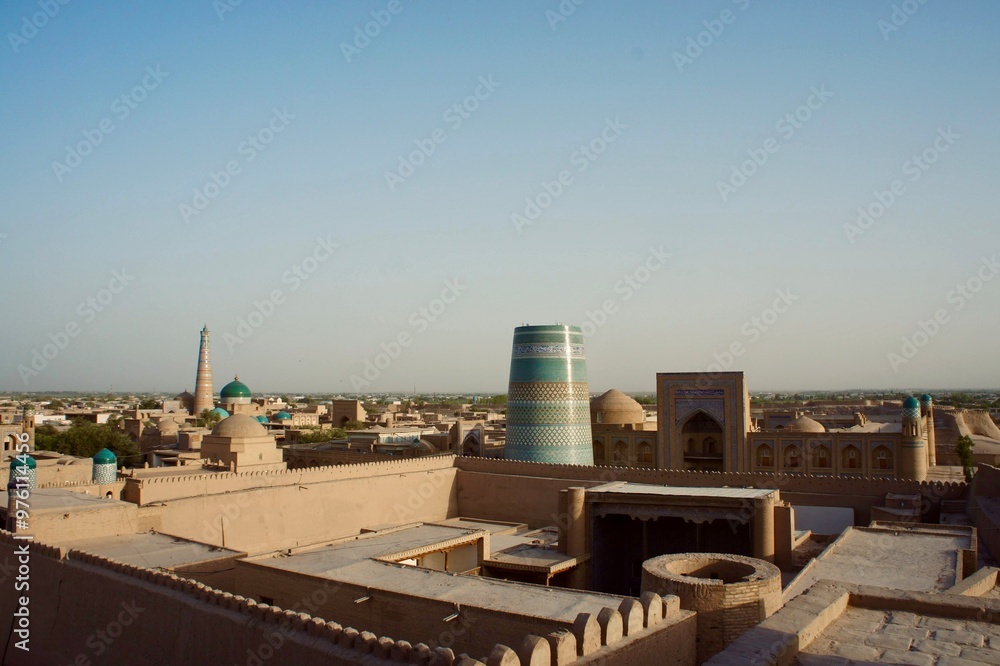 View of Khiva, Uzbekistan 