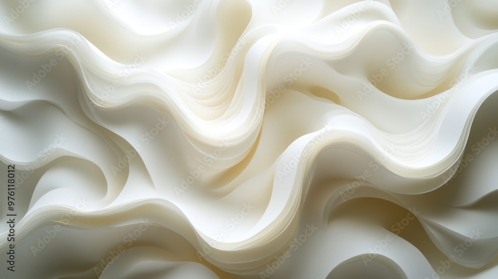 The image is a white wave with a lot of white lines The image is a white wave with a lot of white lines