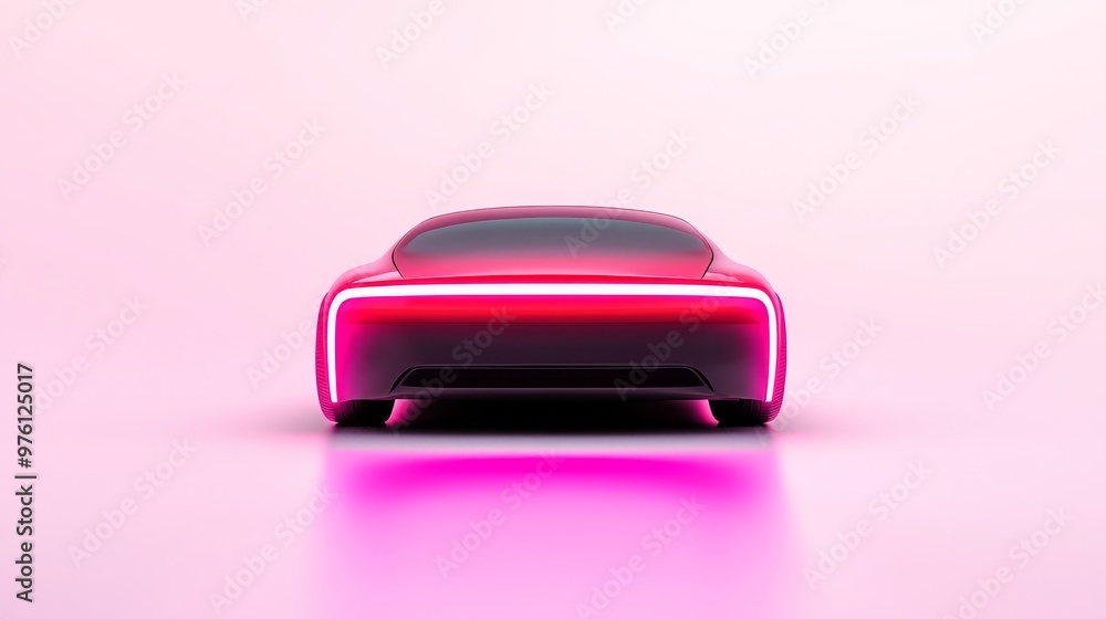 Futuristic car design featuring sleek lines and vibrant neon lights, perfect for tech and automotive themes. Futuristic car design featuring sleek lines and vibrant neon lights, perfect for tech and automotive themes.