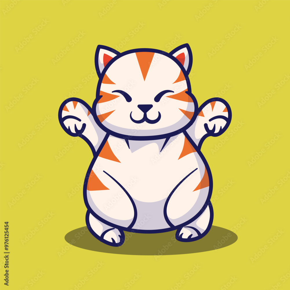 chibi karate vector cat character illustration chibi karate vector cat character illustration