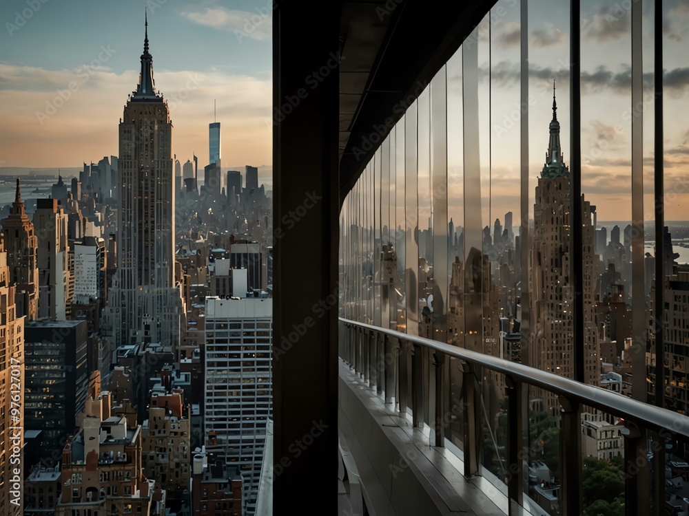 Obraz premium Manhattan's iconic skyscrapers and historic buildings