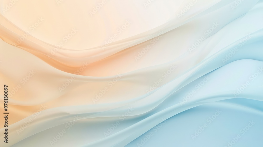 Abstract Wavy Background of Pastel Colors Abstract Wavy Background of Pastel Colors