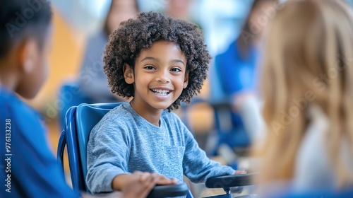 A school developing individualized education plans (IEPs) for students with special education needs, involving teachers and parents in the process.