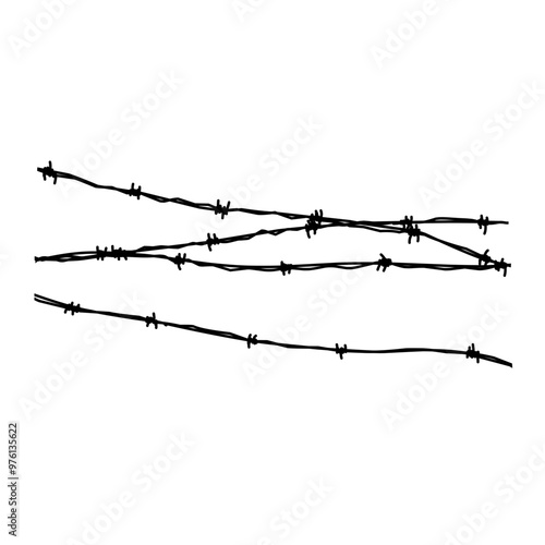 barbed wire