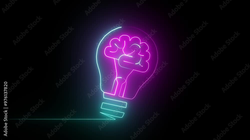A glowing lightbulb that have a glowing human brain inside. Symbol for creative and thinking idea concept. creative, design, education, energy, fiery, fire, flame, generated, genius, idea concept. A glowing lightbulb that have a glowing human brain inside. Symbol for creative and thinking idea concept. creative, design, education, energy, fiery, fire, flame, generated, genius, idea concept.