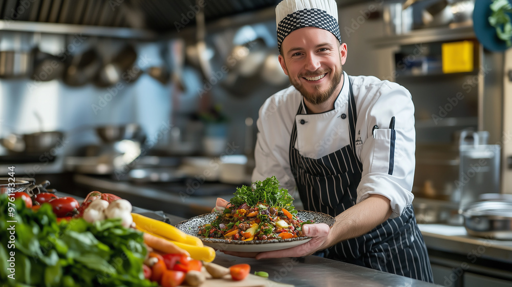 World Food Day, a professional kitchen World Food Day, a professional kitchen