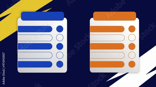 Sports Infographic Animated Banner Background