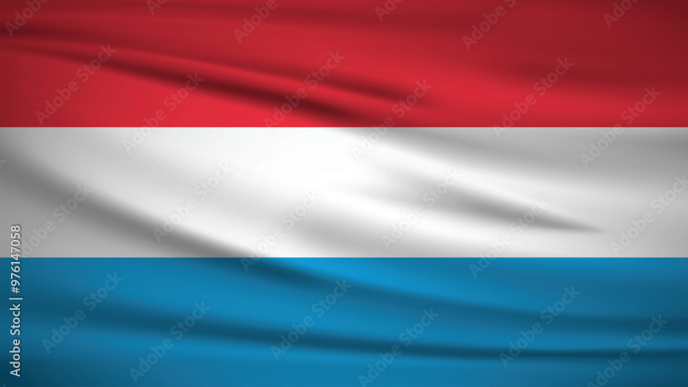 Flag officially Luxembourg, Background Illustration 4K Flag officially Luxembourg, Background Illustration 4K