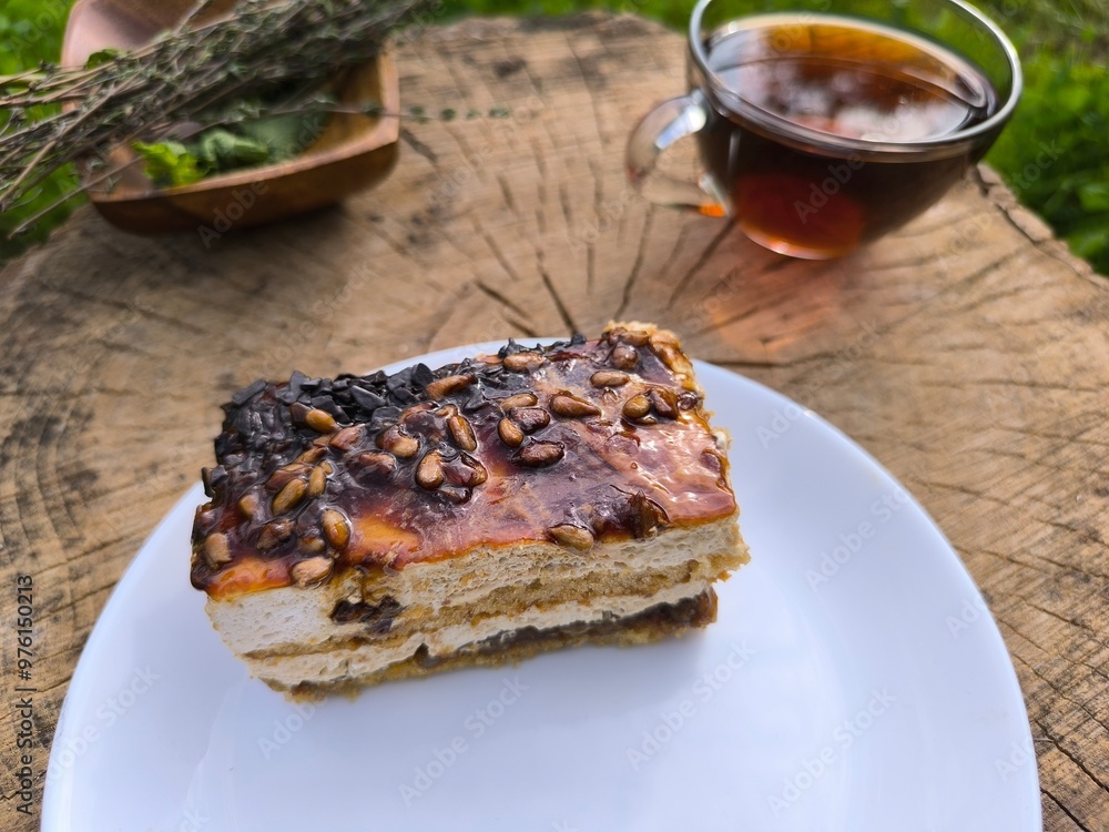 piece of delicious cake on a white plate. High quality photos piece of delicious cake on a white plate. High quality photos