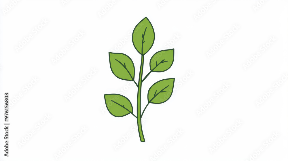 A simple drawing of a plant, perfect for use as an icon. It's on a plain white background, so it's easy to see. A simple drawing of a plant, perfect for use as an icon. It's on a plain white background, so it's easy to see.