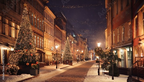  new year's streets and christmas 