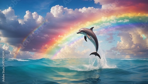 Dolphin Rainbow Jump