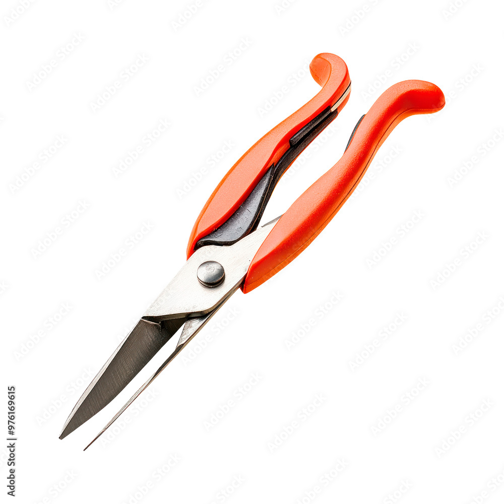 Secateurs. Isolated on transparent background. Secateurs. Isolated on transparent background.