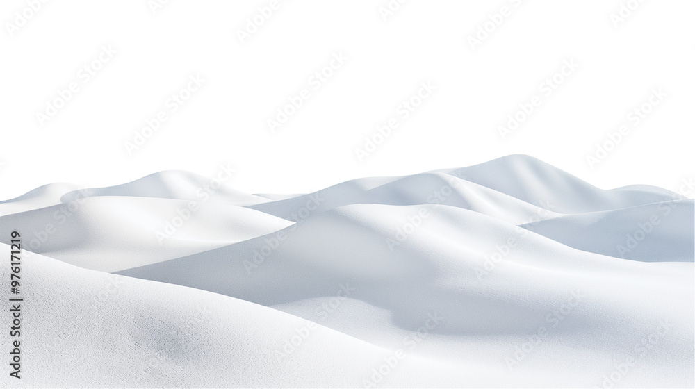 White snow landscape. White snow landscape.