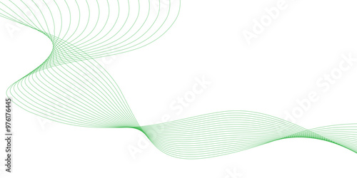 Abstract colorfull wave element for design. Digital frequency track equalizer. Stylized line art background