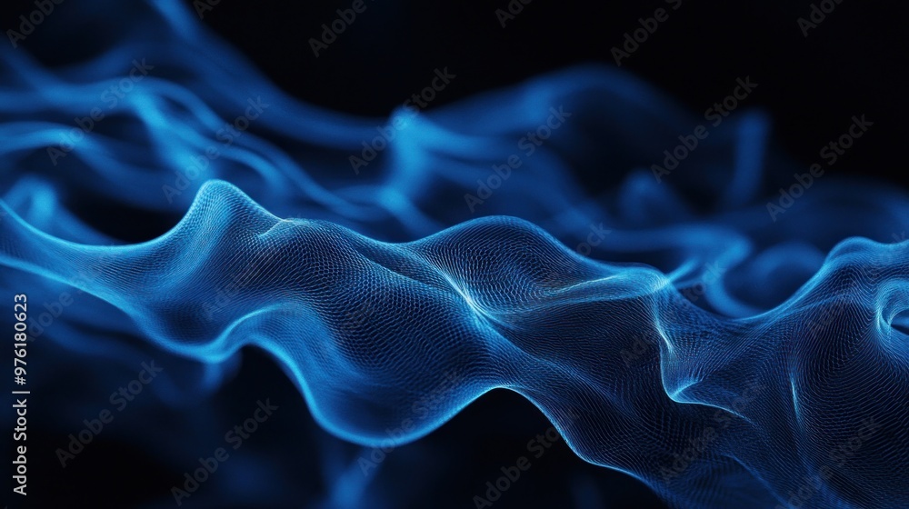 Abstract Blue Waves Abstract Blue Waves