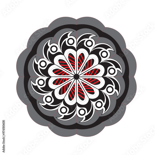 symmetry beautiful mandala art