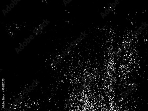 Rusty grunge texture. Aggressive damaged surface. Black white background.