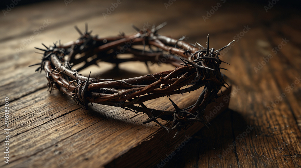 Fototapeta premium crucifixion crown made of thorns