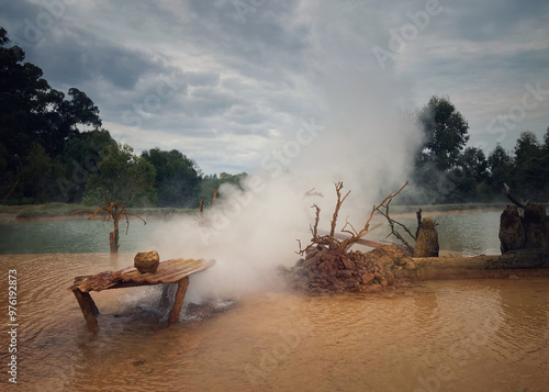 lake in the mountains