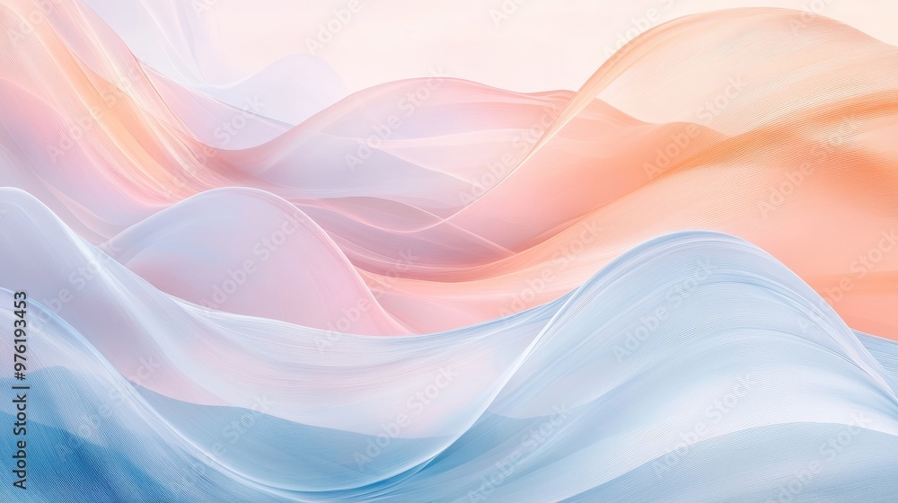 custom made wallpaper toronto digitalabstract background with waves