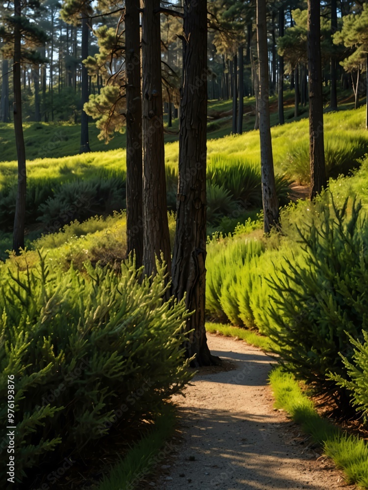 Scenic cypress curve. Scenic cypress curve.