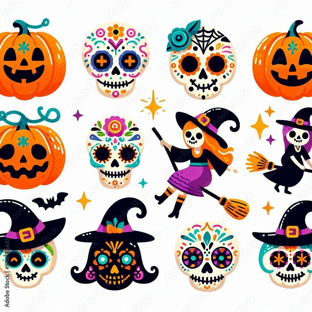 halloween pumpkin set halloween pumpkin set