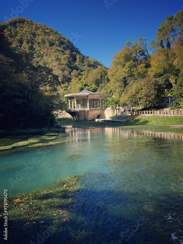 lake in the mountains