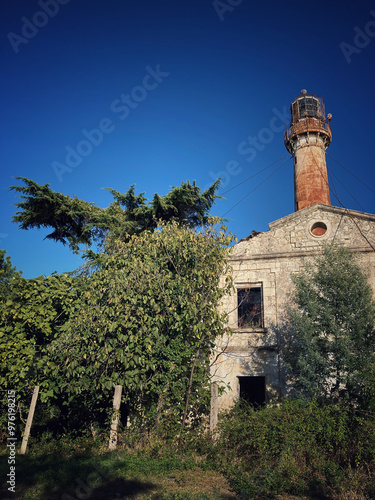 old lighthouse on the hill