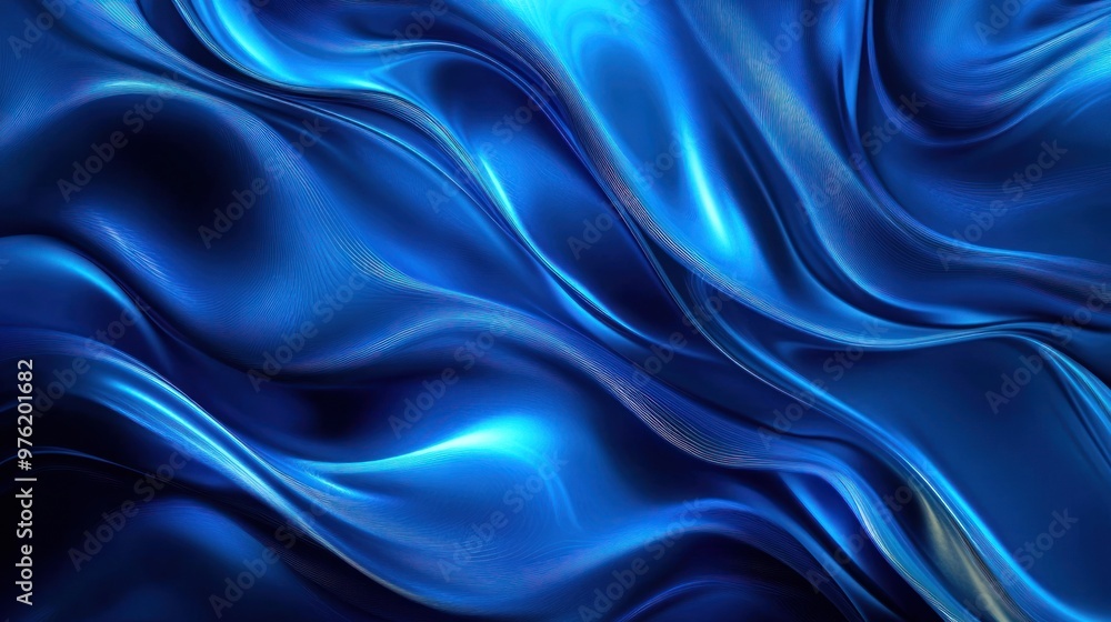 Abstract Blue Waves Abstract Blue Waves