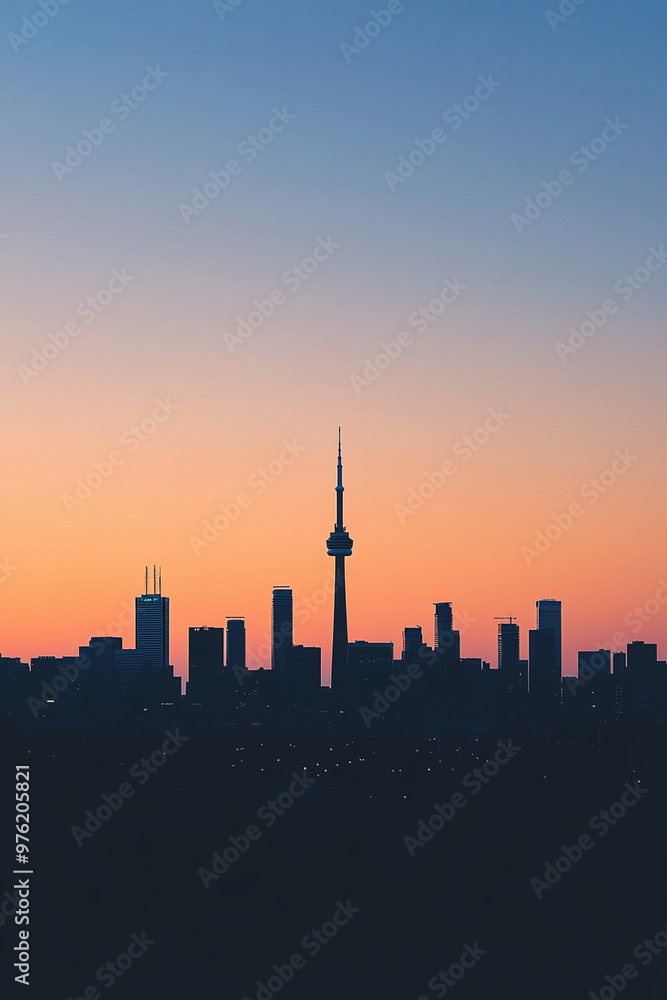 Fototapeta premium Skyline einer Großstadt