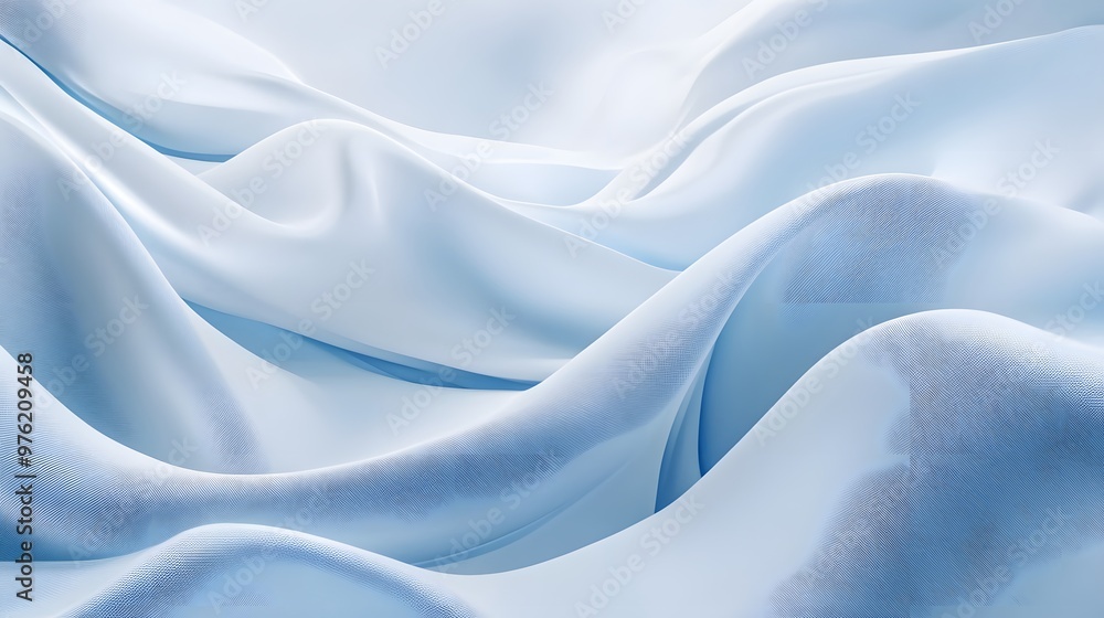 Obraz premium 3d rendering of white and blue abstract geometric background. Scene for advertising, technology, showcase, banner, game, sport, cosmetic, business, metaverse. Sci-Fi Illustration. Product display