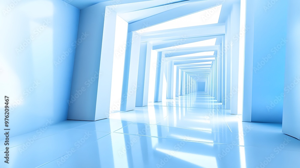 3d rendering of white and blue abstract geometric background. Scene for advertising, technology, showcase, banner, game, sport, cosmetic, business, metaverse. Sci-Fi Illustration. Product display
3d rendering of white and blue abstract geometric background. Scene for advertising, technology, showcase, banner, game, sport, cosmetic, business, metaverse. Sci-Fi Illustration. Product display