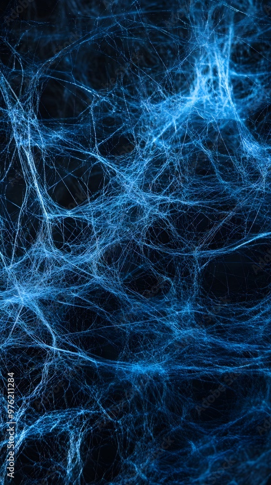 Blue Spider Web on Black Background, Abstract Image, Texture, Pattern Background, Wallpaper, Cover and Screen for Smartphone, PC, Laptop, 9:16 and 16:9 Format
Blue Spider Web on Black Background, Abstract Image, Texture, Pattern Background, Wallpaper, Cover and Screen for Smartphone, PC, Laptop, 9:16 and 16:9 Format