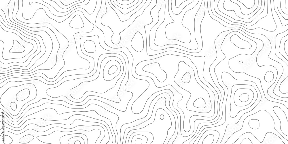 Fototapeta premium topographic map background geographic line map with elevation assignments. Modern design with White background.