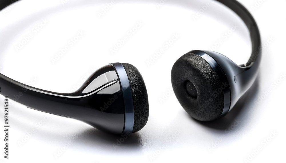 Bluetooth headphones isolated on white background Bluetooth headphones isolated on white background