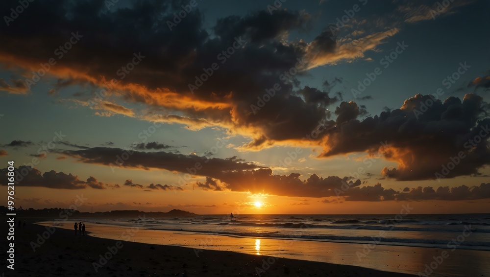 Sunset. Sunset.